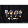 BAPE Baby Milo Blue Shark Hat Little Monkey Tee Shirt 'BLACK'