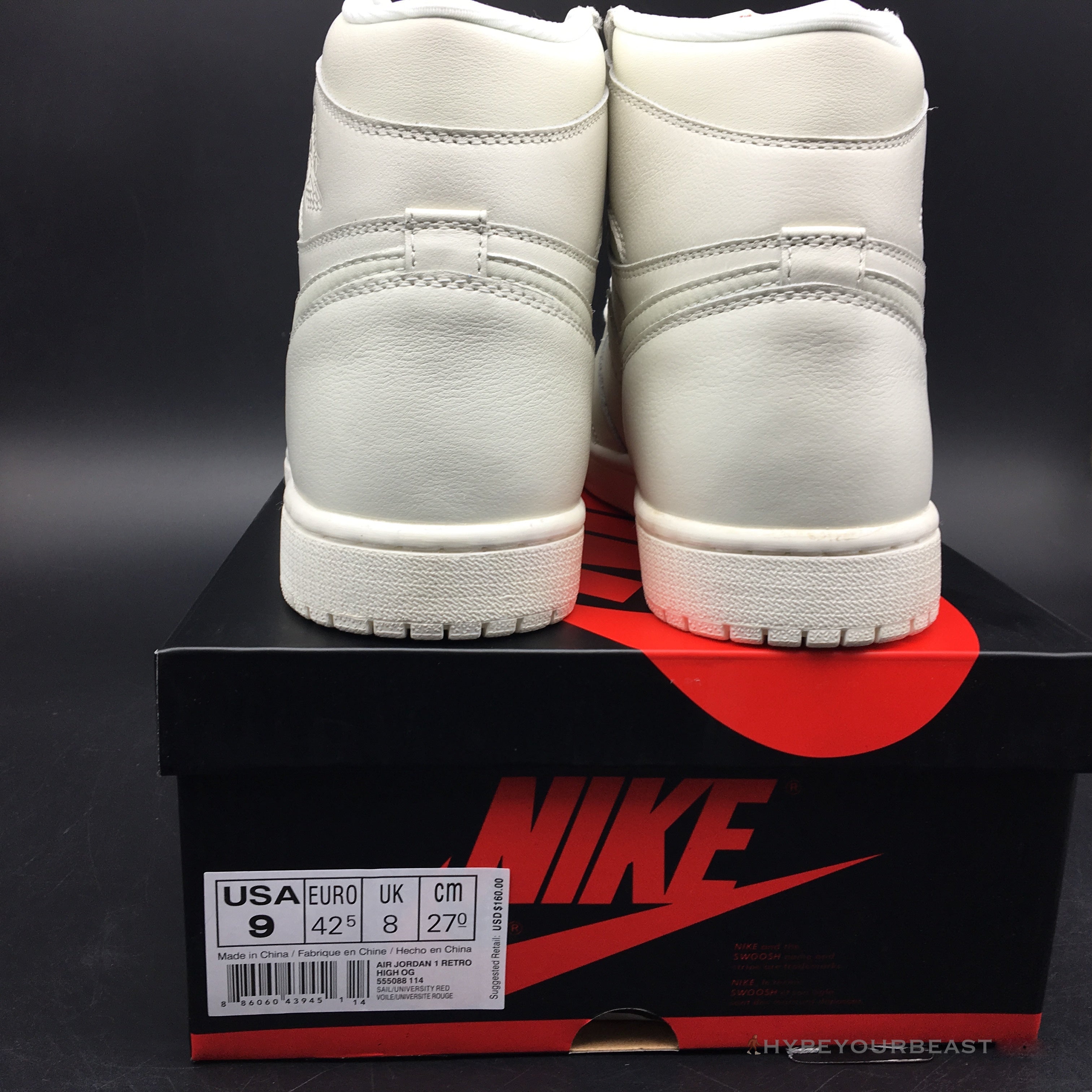 Air Jordan 1 Retro High OG 'Sail'