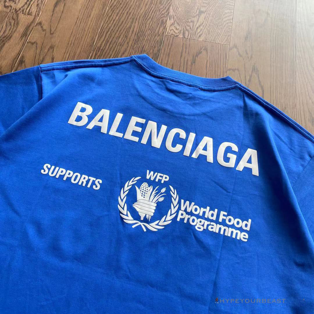 BCG Support Word Food Programme Tee Shirt Blue