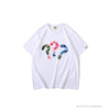 BAPE Camouflage Three-Color Question Mark Tee Shirt 'WHITE'