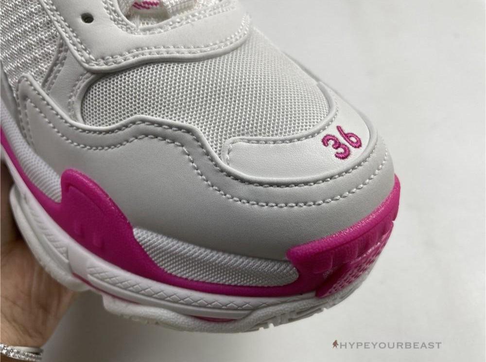 BCG Triple S White Pink