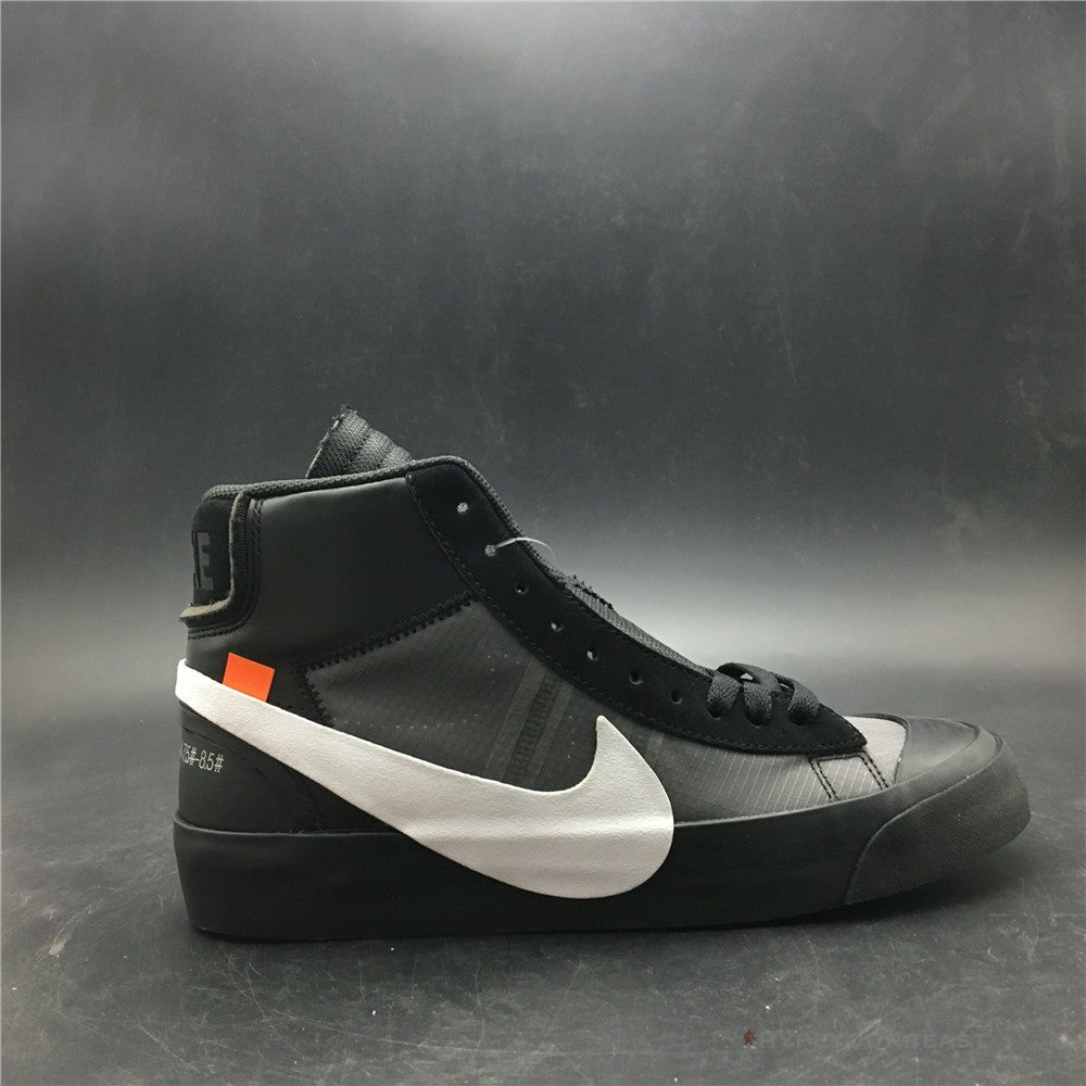 Off White X Nike Mid Blazer Black