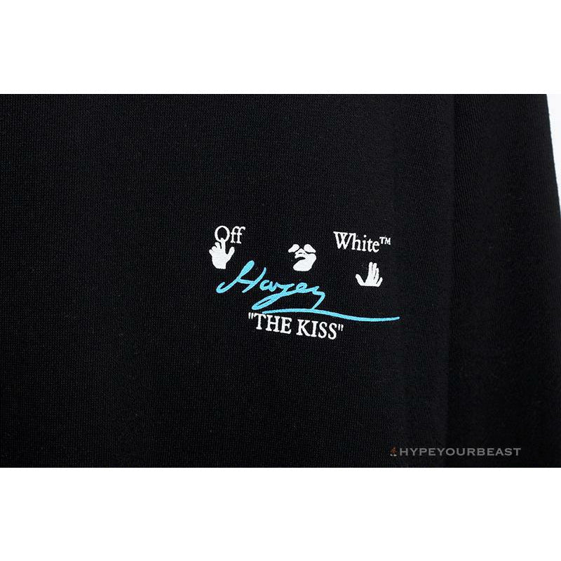 OFF-WHITE The Kiss Long Sleeve Shirt 'BLACK'