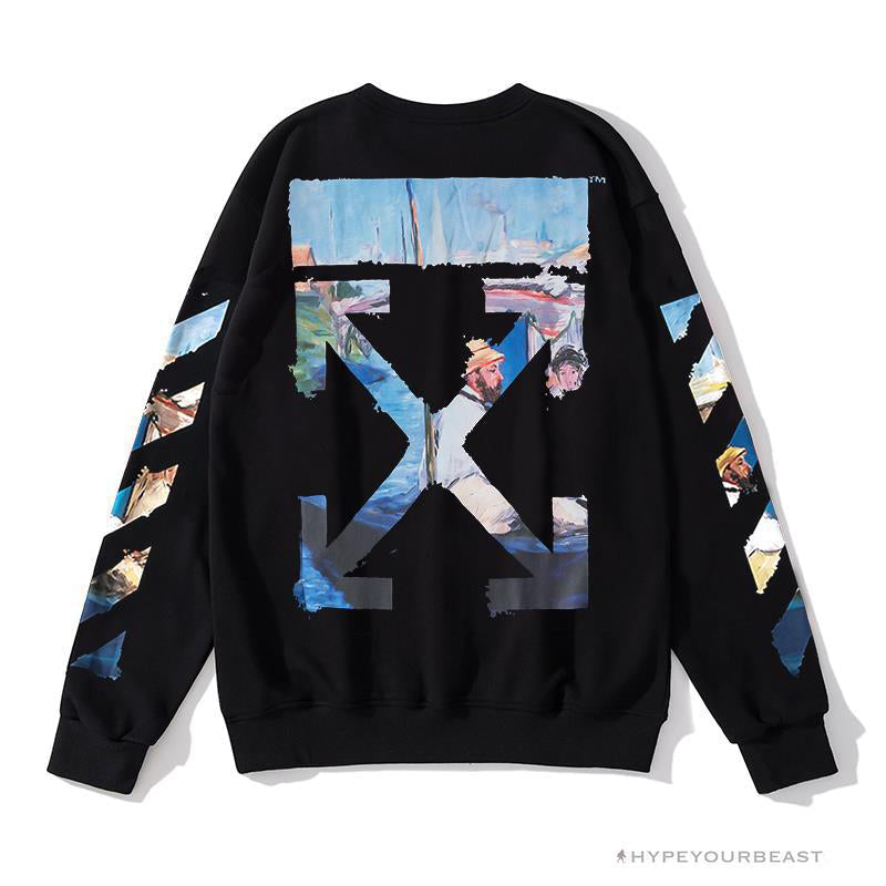 OFF-WHITE Sail Sweater 'BLACK'