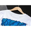 OFF-WHITE Sea Blue Cross Arrow Tee Shirt 'WHITE'