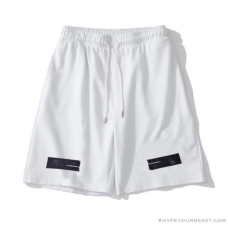 OFF-WHITE Classic Seeing Things Shorts 'WHITE'