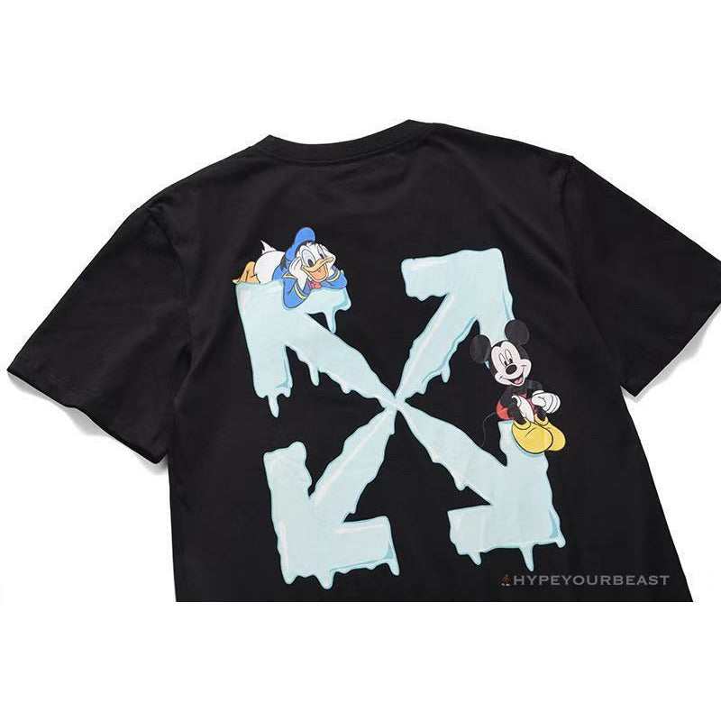 OFF-WHITE Mickey Limited Arrow Tee Shirt 'BLACK'