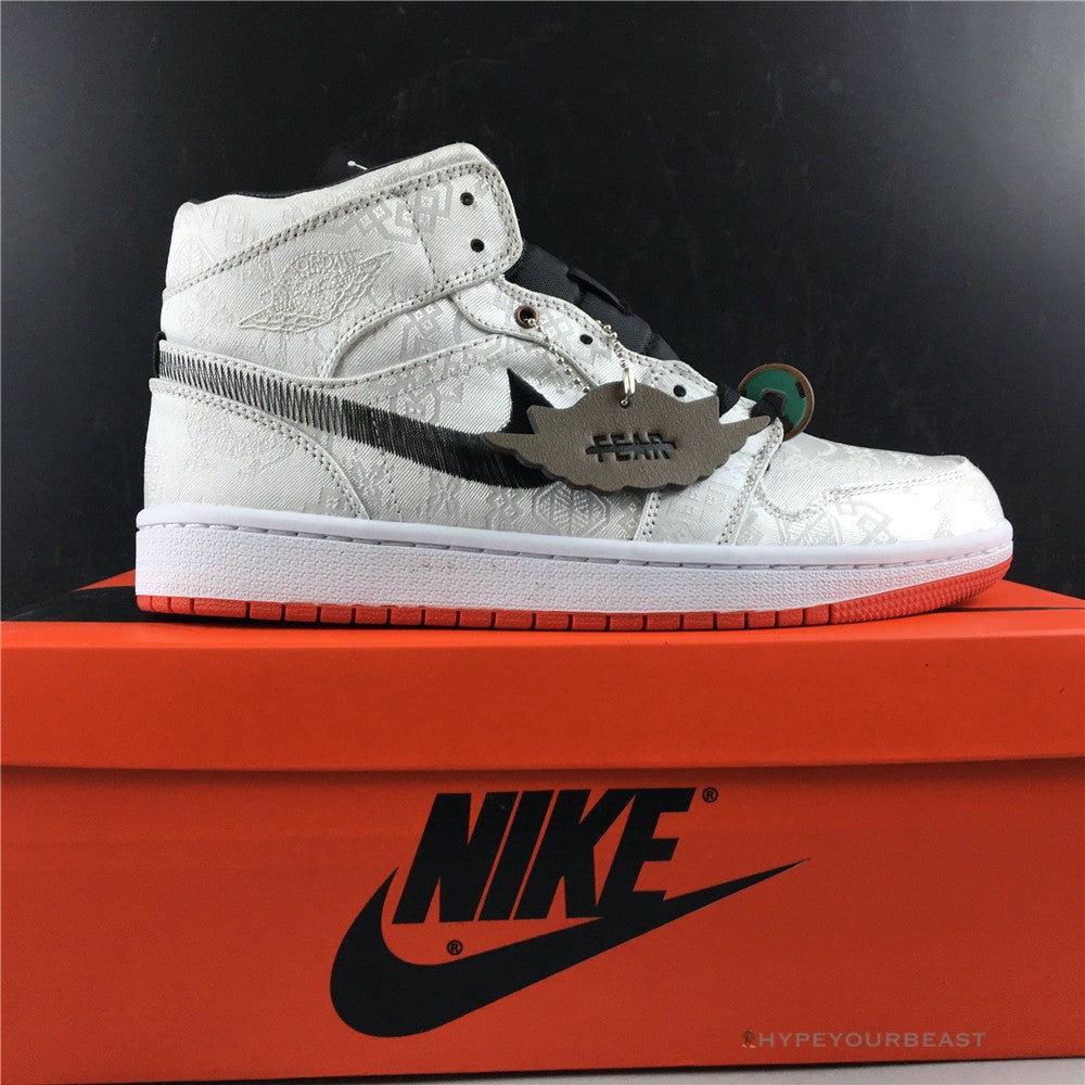 Air Jordan 1 Mid X CLOT White