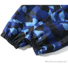 BAPE x RUSSELL ATHLETIC Drawstring Camouflage Pants 'BLUE'