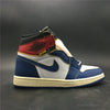 Jordan 1 Retro High Union Los Angeles Storm Blue Blue Toes