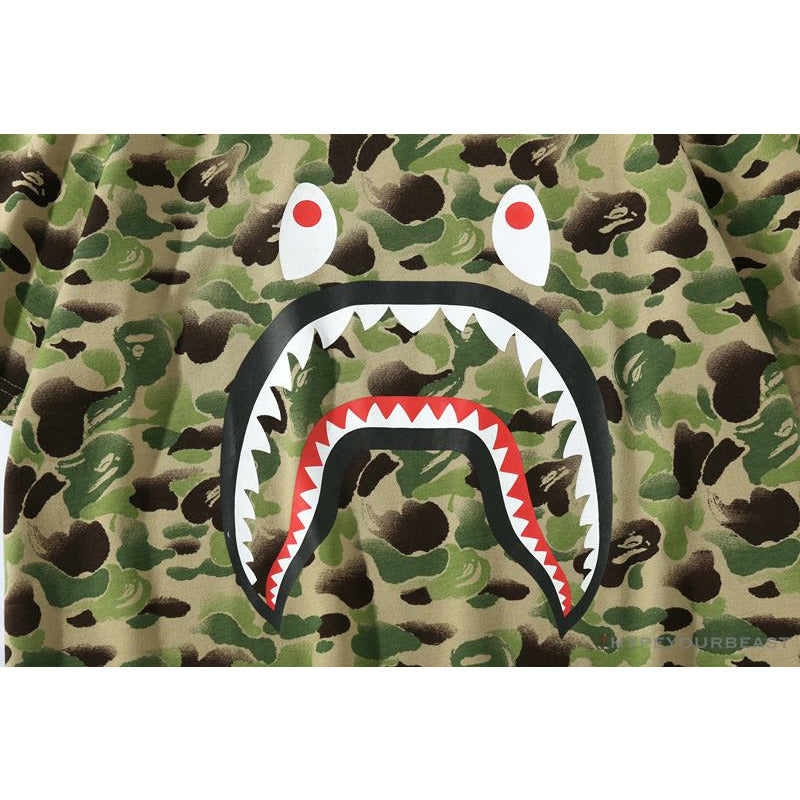 BAPE Chinese Style Ink 10th Anniversary Camouflage Tee Shirt 'GREEN'