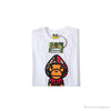 BAPE Baby Milo Red Shark Hat Little Monkey Tee Shirt 'WHITE'