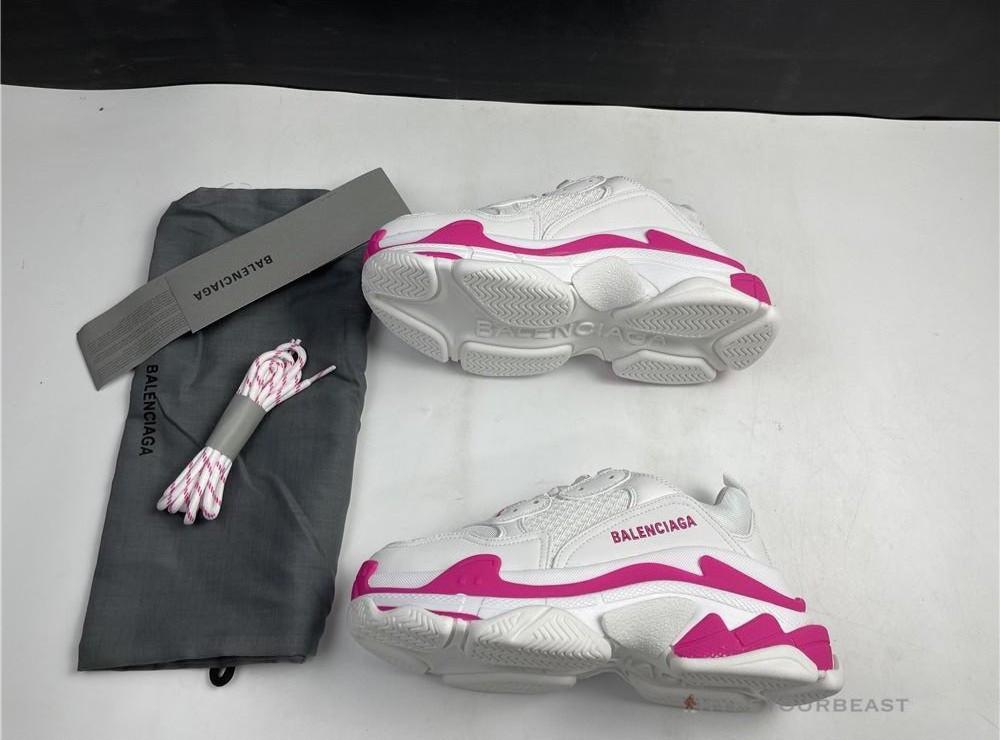 BCG Triple S White Pink