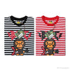 BAPE Baby Milo Rock Bass Player Striped Tee Shirt 'RED'