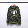 BAPE x Bathing Ape Head Camouflage Hoodie 'GREEN'