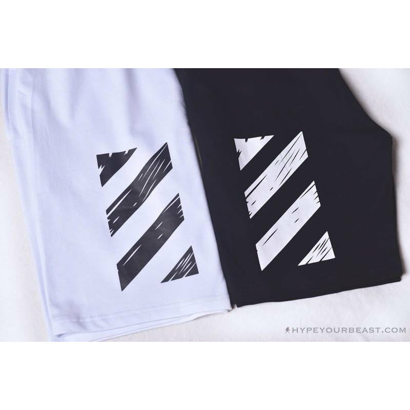 OFF-WHITE Classic Seeing Things Shorts 'BLACK'