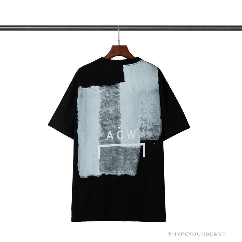 OFF-WHITE ACW Digital Print Tee Shirt 'BLACK'