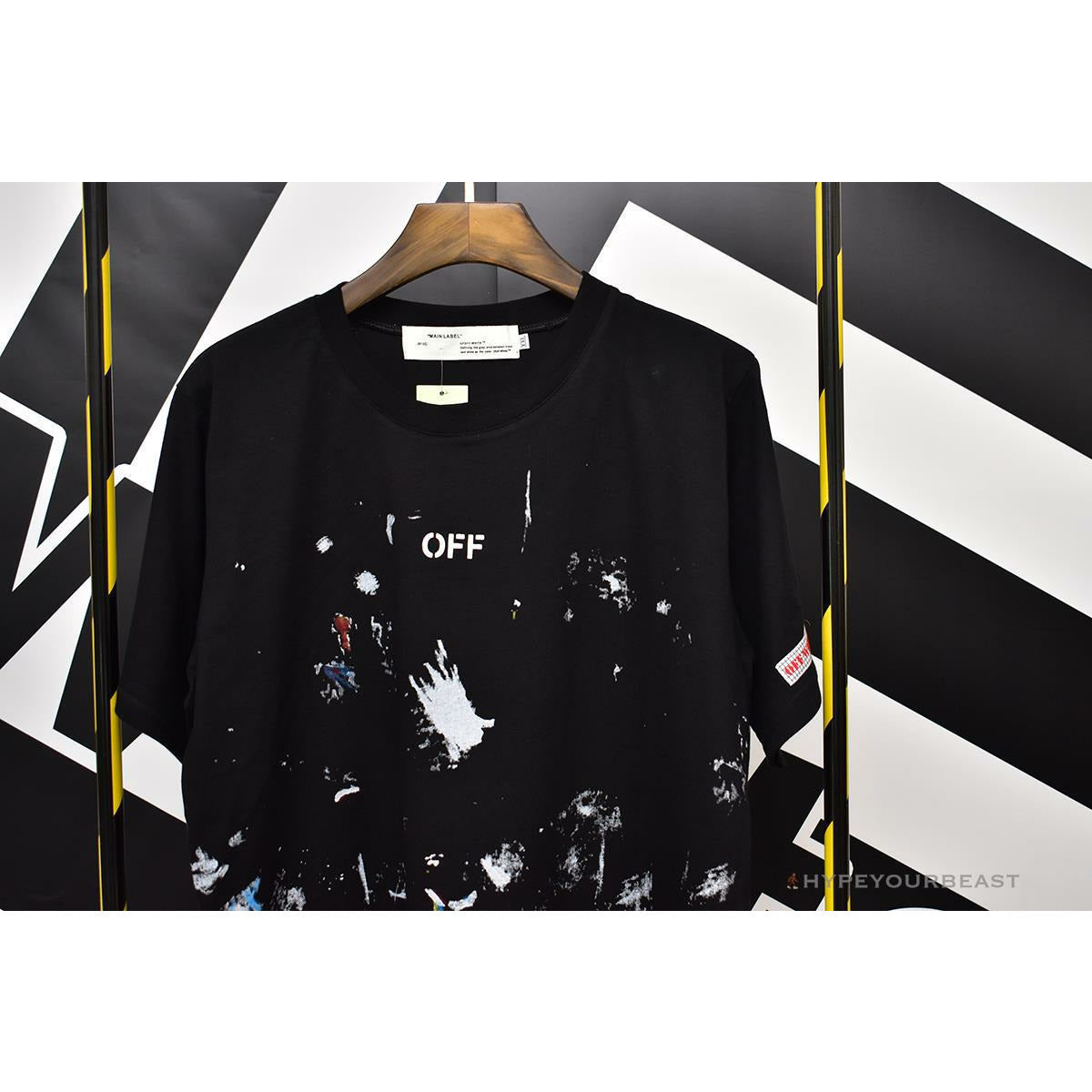 OFF-WHITE Hot Starry Sky Fireworks Tee Shirt