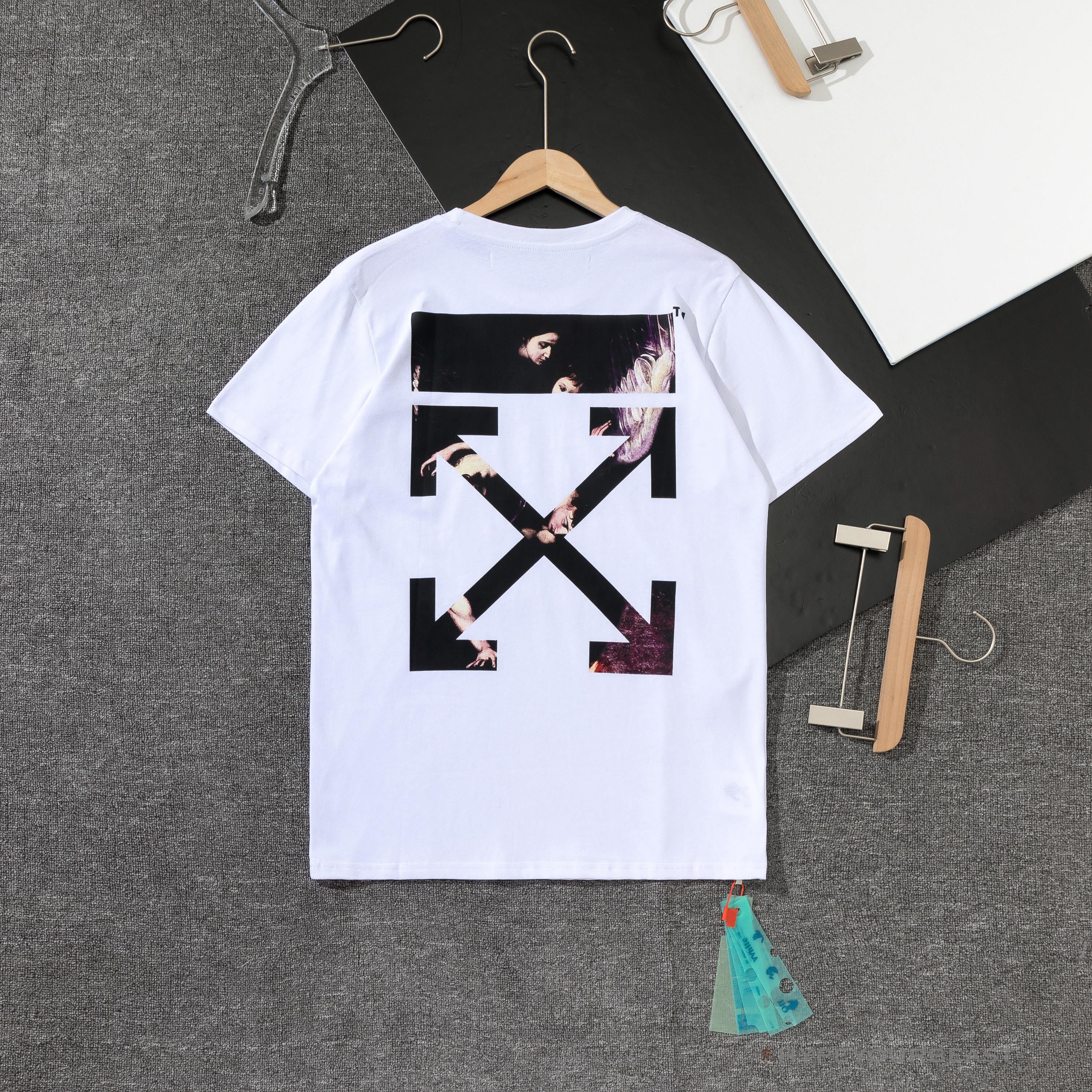 OFF-WHITE Mary Religious Oil Painting Tee Shirt 'WHITE'