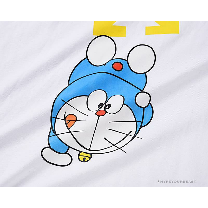 OFF-WHITE Doraemon Stereo Arrow Tee Shirt WHITE