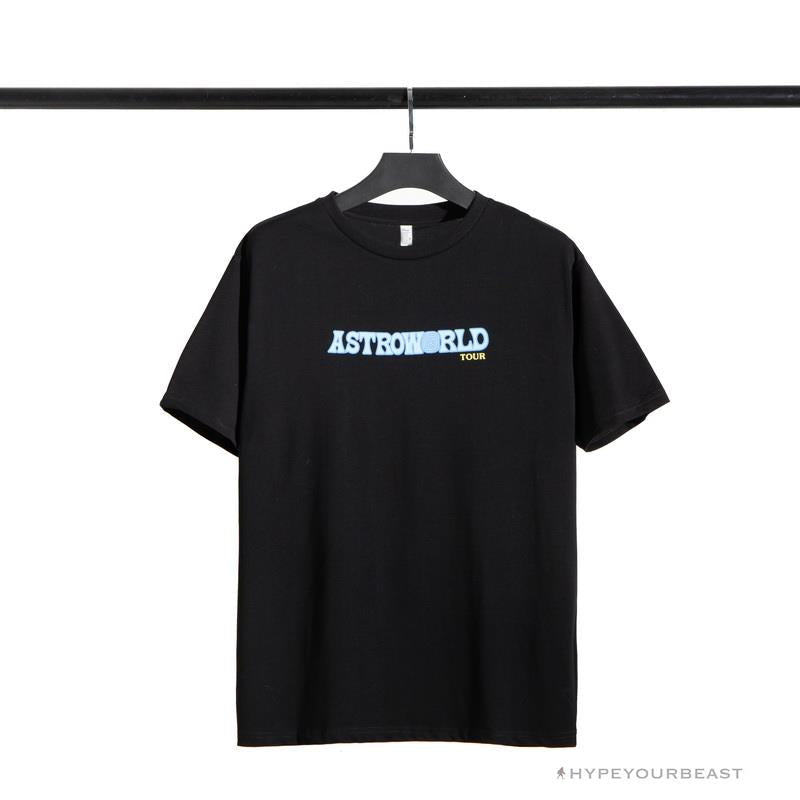 OFF-WHITE Travis Scott Cactus Jack Astroworld Tee Shirt 'BLACK'