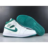 Air Jordan 1 Mid White Mystic Green