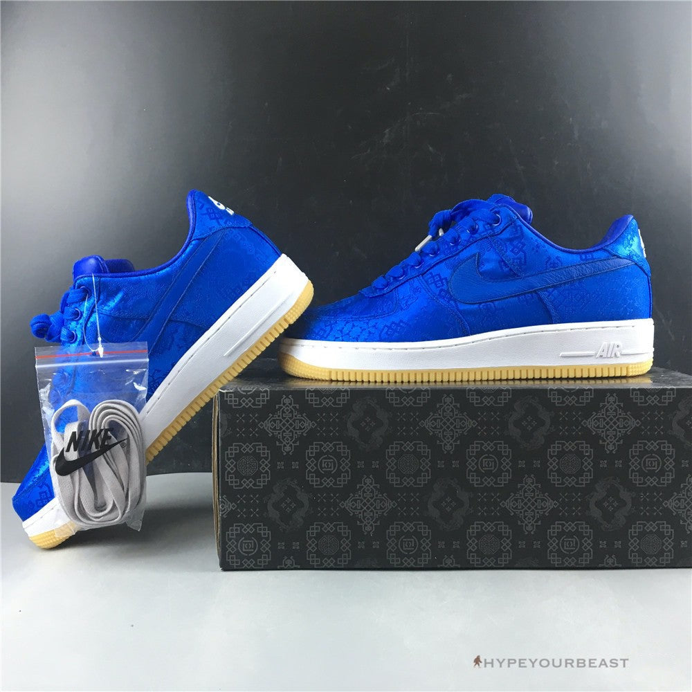 Nike Air Force 1 X Clot "Blue Silk”