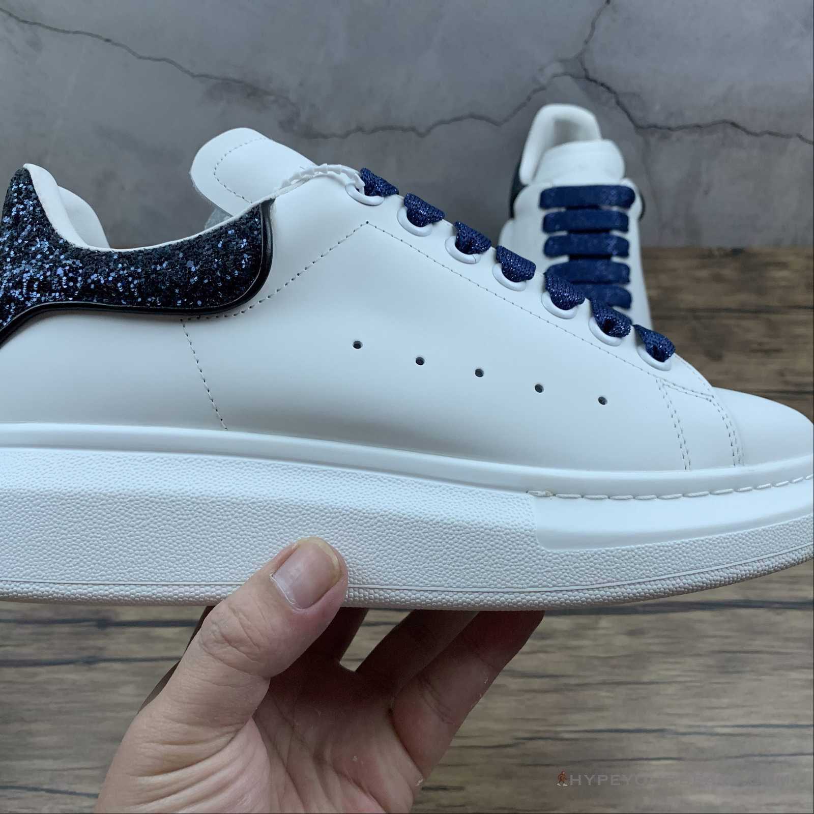 Alexander McQueen White / Blue Sparkle