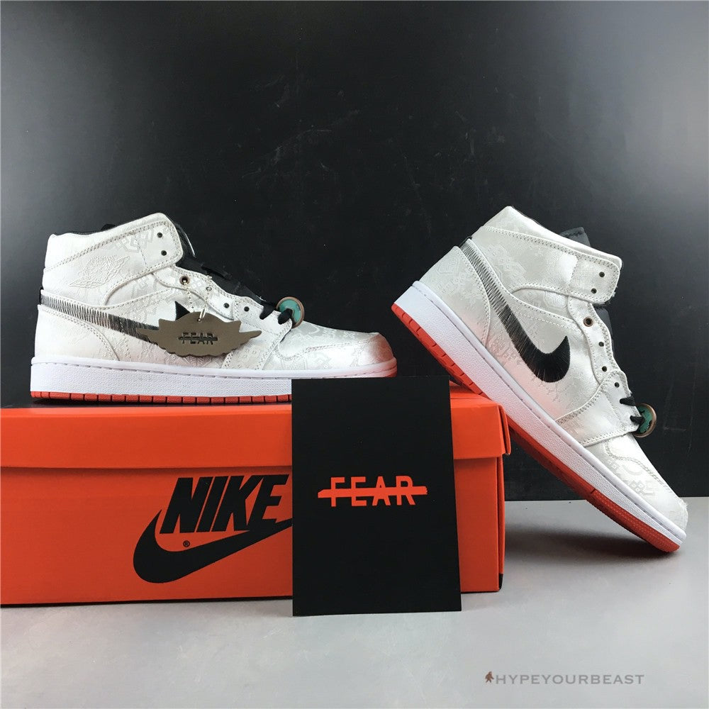 Air Jordan 1 Mid X CLOT White