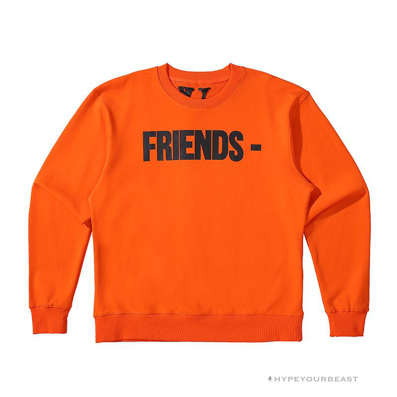 Vlone Black Shirt - Orange