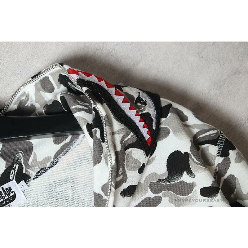 Bape Gray Camouflage Hoodie