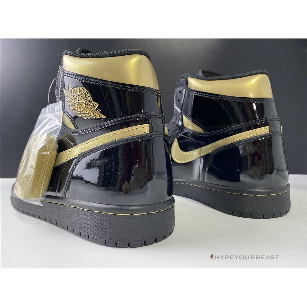 Air Jordan 1 High 'Black Metallic Gold'