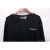 BAPE Behind The Great Ape-Man Head Long Sleeve Shirt 'BLACK'