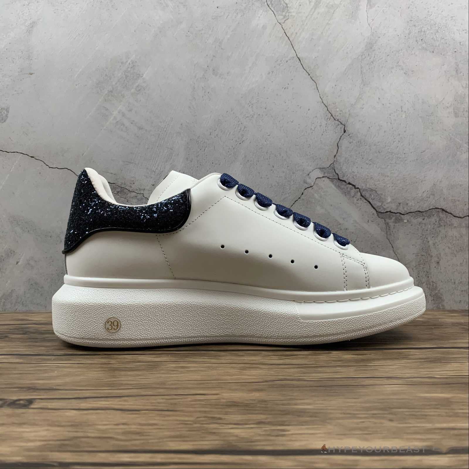 Alexander McQueen White / Blue Sparkle