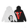 Vlone Hoodie White Vampire