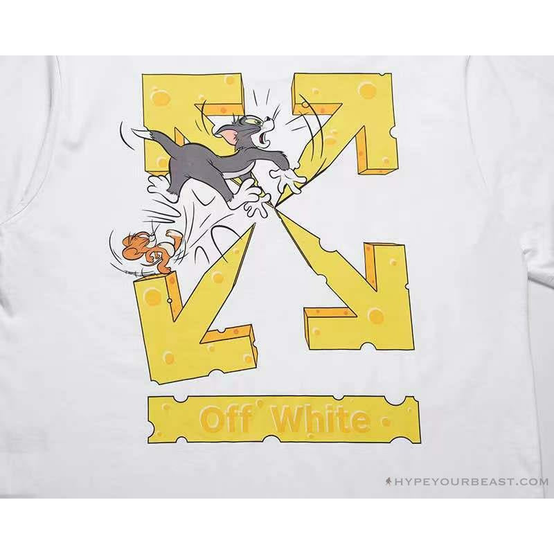 OFF-WHITE Cat and Mouse Tee Shirt 'WHITE'