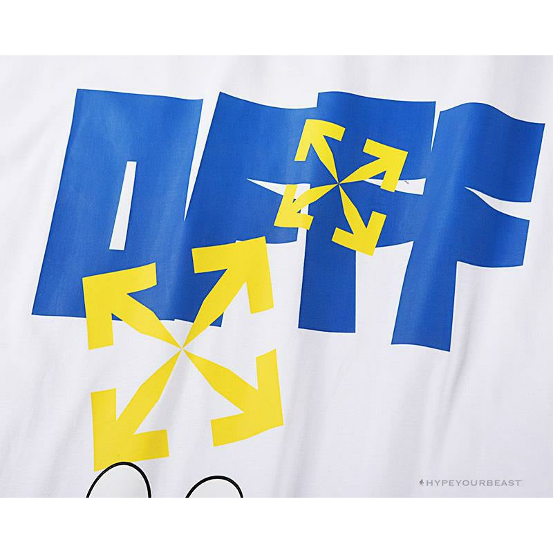 OFF-WHITE Doraemon Stereo Arrow Tee Shirt WHITE