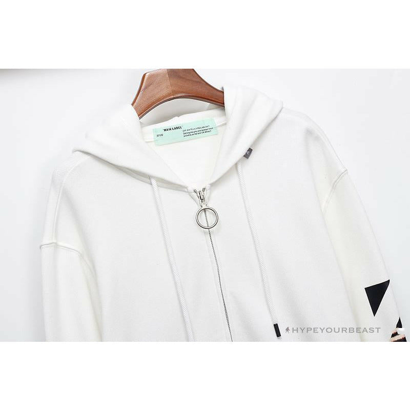 OFF-WHITE Angel Jesus Religious Print Hoodie 'WHITE'