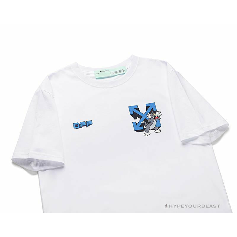 OFF-WHITE Tom and Jerry Loose Tee Shirt 'WHITE'