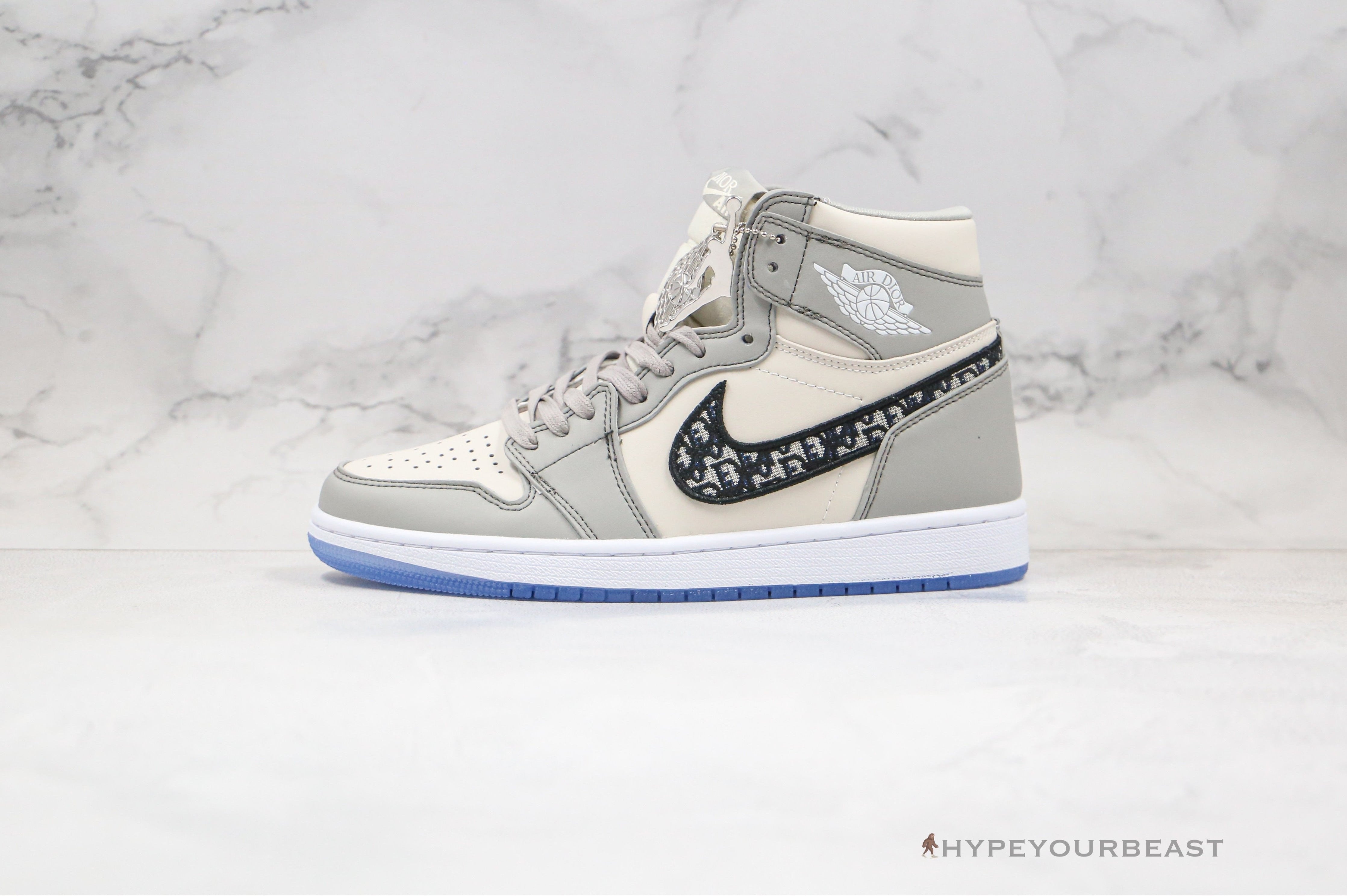 Dior X Air Jordan 1 | Air Jordan 1 Dior Shoes | Air Jordan Dior Sneakers |  Hypeyourbeast | Hybkicks