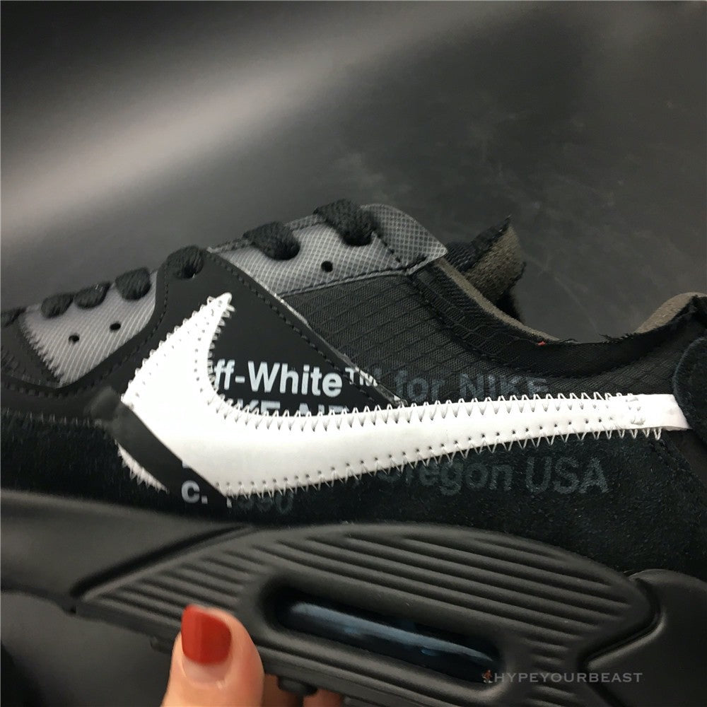 Off White X Nike Air Max 90 Black