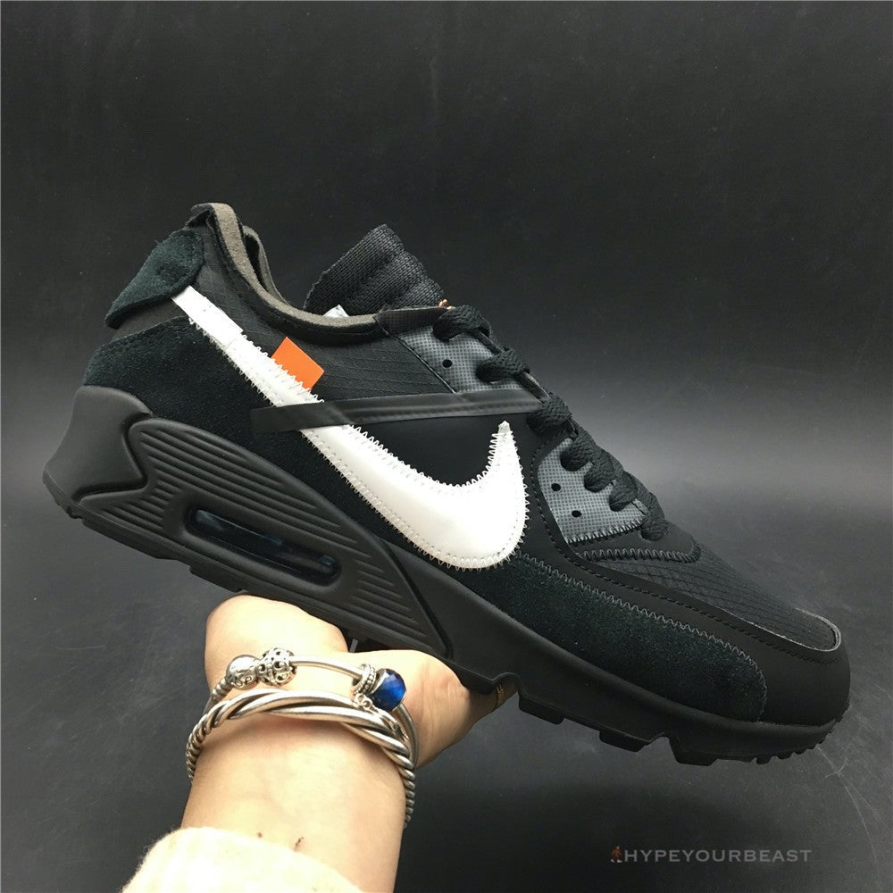 Off White X Nike Air Max 90 Black