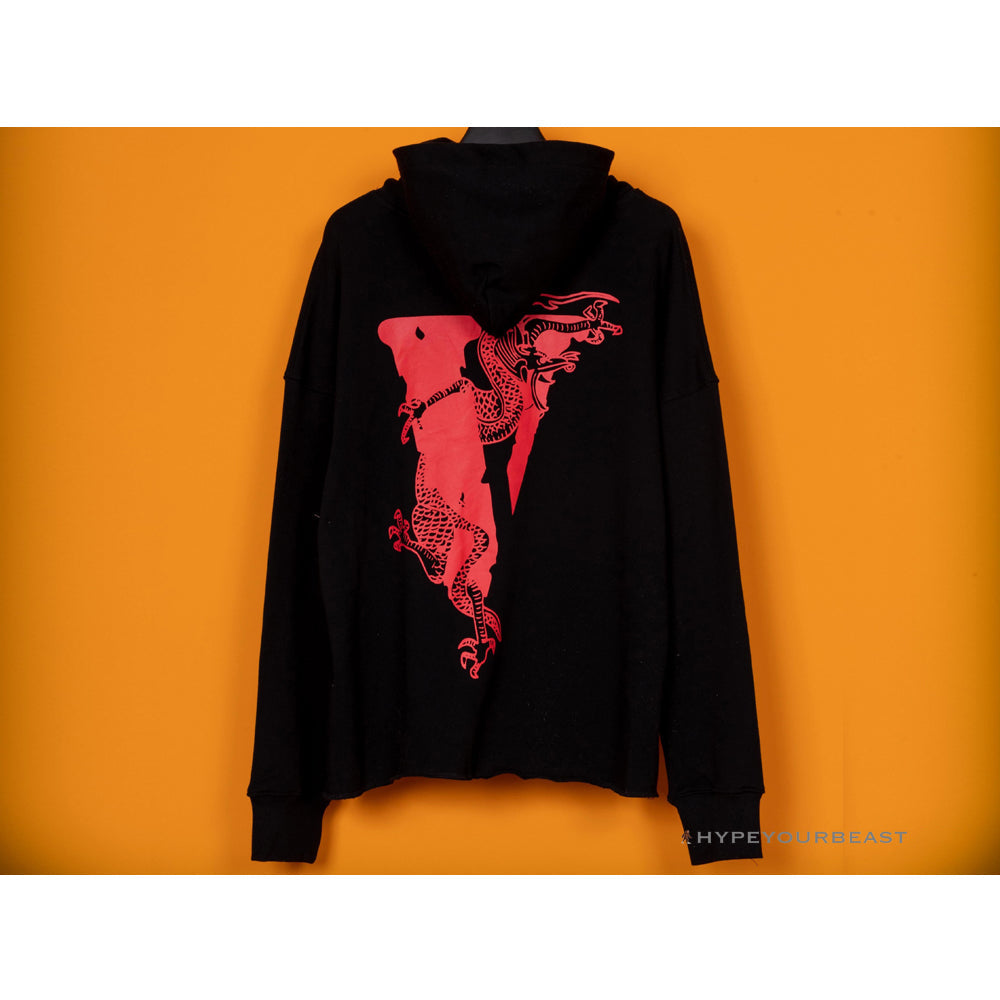 Vlone Black Red Serpent Hoodie