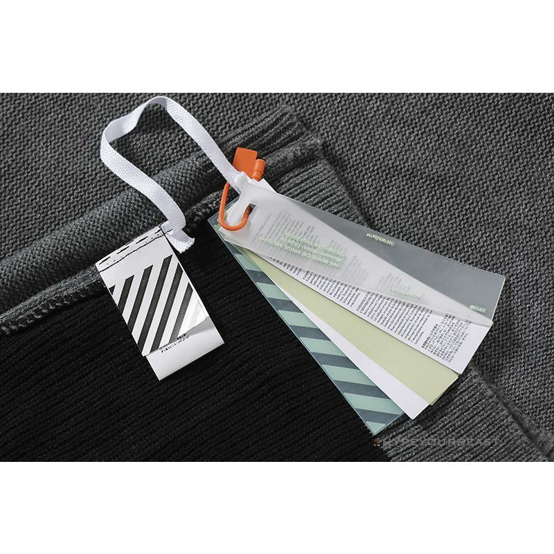 Off White Sweater Grey