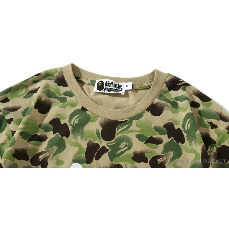 BAPE Chinese Style Ink 10th Anniversary Camouflage Tee Shirt 'GREEN'