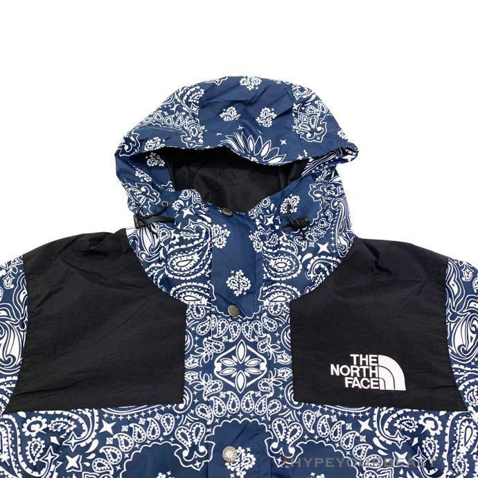 Supreme X TNF Bandana Jacket Blue