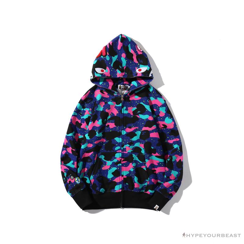 BAPE x KID CUDI Camouflage Hoodie