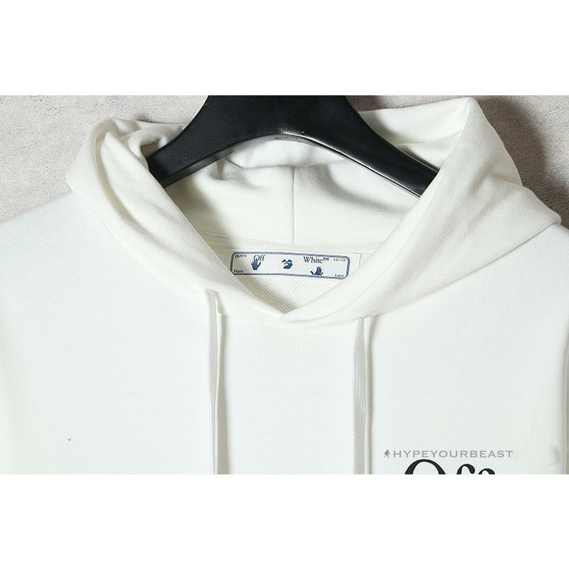 Off White Hoodie Skull White