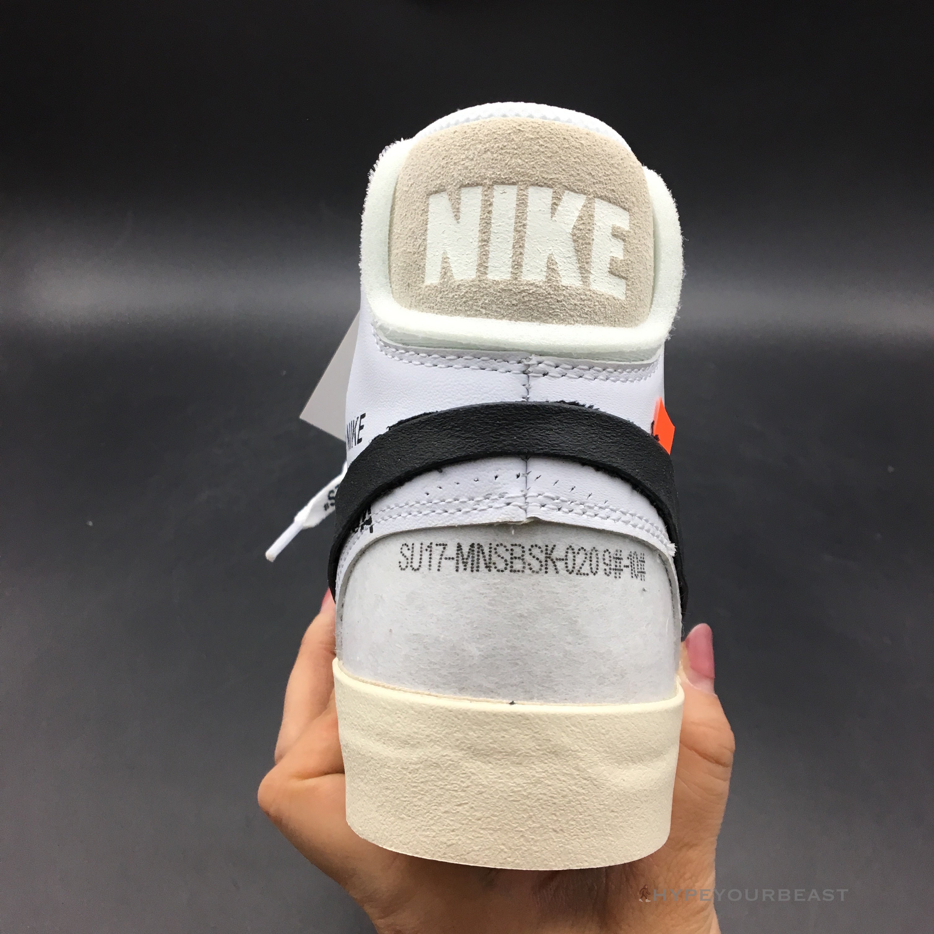 Off White X Nike Mid Blazer White