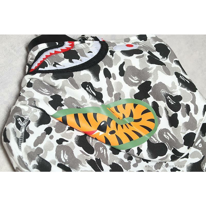 Bape Gray Camouflage Hoodie